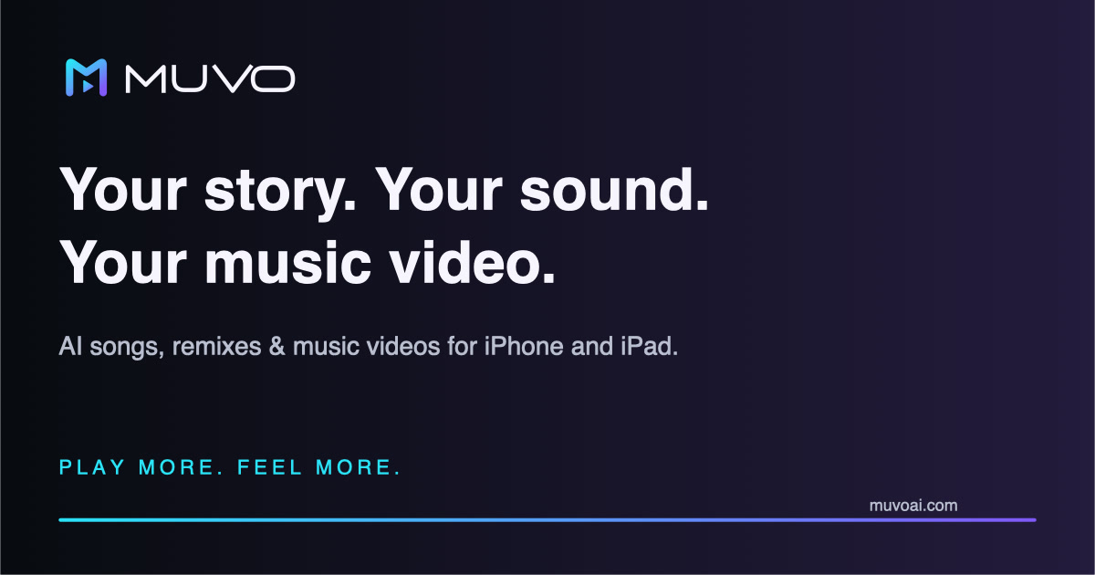MUVO - turn an idea into a song and music video on your iPhone